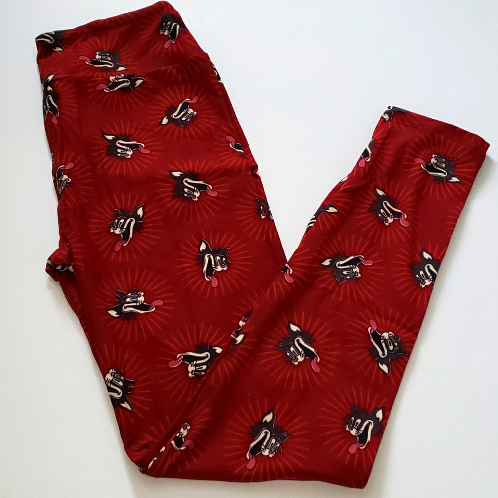 NEW LULAROE CARTOON CAT LEGGINGS